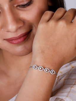 GIVA - Sterling Silver Peary Love Bracelet For Women And Girls