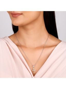 GIVA - Sterling Silver Latin Holy Cross Pendant with Link Chain for Womens and Mens