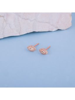 GIVA - Sterling Silver Rose Gold Blinded by Love Earrings for Womens and Girls