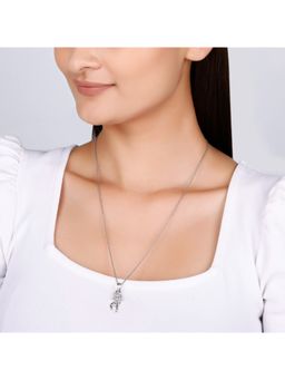 GIVA - Sterling Silver Bajrang Bali Pendant with Link Chain for Womens and Mens