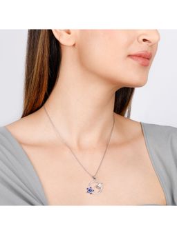 GIVA - Sterling Silver Beachy Bird Pendant with Link Chain for Womens and Girls