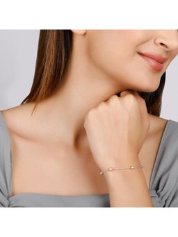 GIVA - Sterling Silver Coral Pearl Bracelet for Womens and Girls