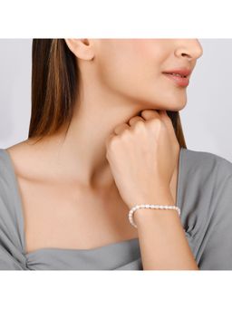GIVA - Sterling Silver Ivory Pearl Bracelet for Womens and Girls