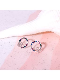 GIVA - Sterling Silver Leafy Love Earrings for Womens and Girls