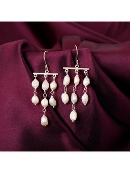 GIVA - Sterling Silver Pearl Drops Earrings for Womens and Girls
