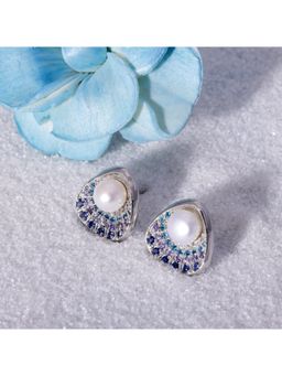 GIVA - Sterling Silver Pearl in a Shell Stud Earrings for Womens and Girls