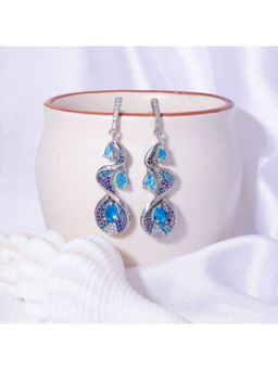 GIVA - Sterling Silver Wavy Earrings for Womens and Girls