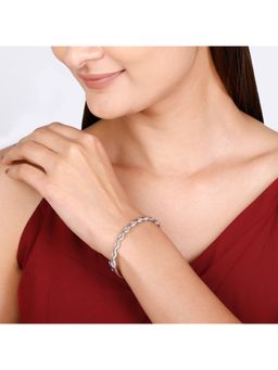 GIVA - Sterling Silver Zircon Whirl Bracelet for Womens and Girls