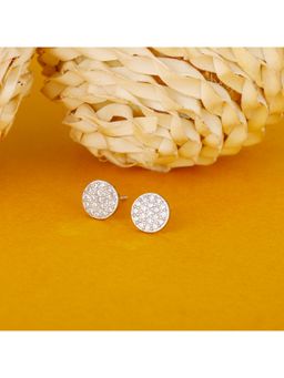 GIVA - Sterling Silver Round Zircon Stud Earrings for Womens and Girls