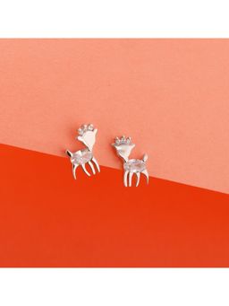GIVA - Sterling Silver Baby Deer Earring for Womens and Girls