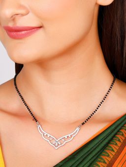 GIVA - Sterling Silver Crown Mangalsutra for Women and Girls