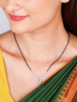GIVA - Sterling Silver Layered Stunning Mangalsutra for Women and Girls