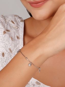 GIVA - Sterling Silver Hearts Full of Love Bracelet for Women and Girls