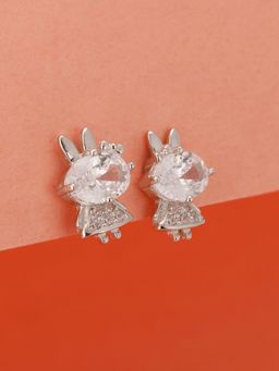 GIVA - Sterling Silver Bunny Ears Earrings for Womens and Girls
