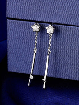GIVA - Sterling Silver Shooting Stars Earrings for Womens and Girls