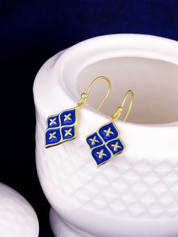 GIVA - Sterling Silver Golden Queen's Room Lantern Earrings for Womens and Girls