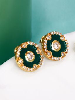 GIVA - Sterling Silver Golden St Peter Church Baroque Earrings for Womens and Girls