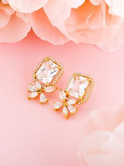 GIVA - Sterling Silver Golden Nature's Artistry Earrings