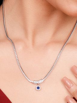 GIVA - Sterling Silver Minimal Love Necklace