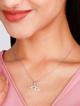 GIVA - Sterling Silver Fated Love Pendant