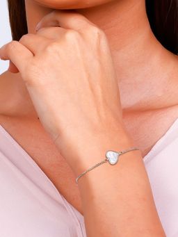GIVA - Sterling Silver Filled With Love Bracelet for Womens and Girls