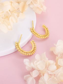 GIVA - Sterling Silver Golden Dancing Maiden Earrings for Womens and Girls