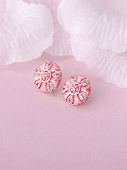 GIVA - Sterling Silver Rose Gold Vinca Earrings for Womens and Girls