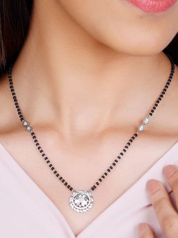 GIVA - Sterling Silver Primrose Mangalsutra for Womens and Girls