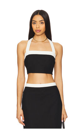 4th & Reckless - Brea Crop Halter Top