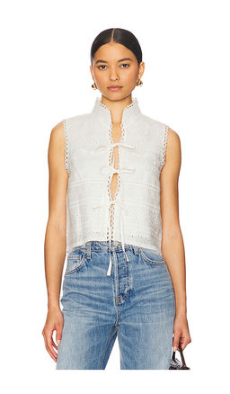 Aje - Cloud Embroidered Top