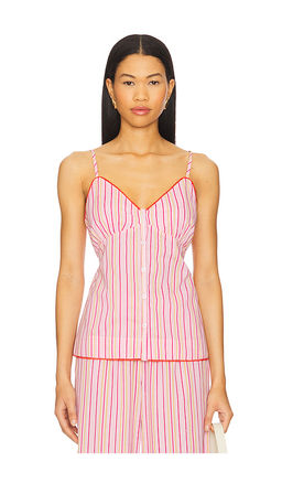 Damson Madder - Cosima Strappy Cami Top