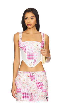 GUIZIO - Mina Patchwork Corset