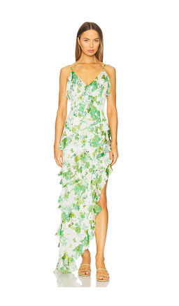 ELLIATT - Tess Asymmetrical Maxi Dress