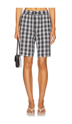 Guest In Residence - Gingham Bermuda Short