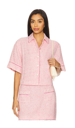 SIMKHAI - Khloe Short Sleeve Button Down