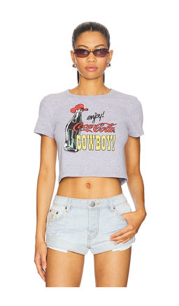 Junk Food - Enjoy Coke Cowboy Baby Tee