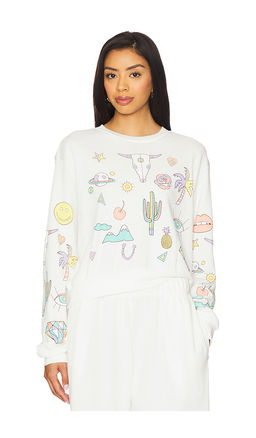 Lauren Moshi - Spalding Dessert Vibes Crop Pullover