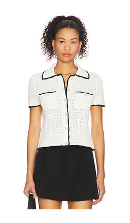 Majorelle - Lin Pointelle Top