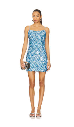 Milly - Colette Multi Size Sequins Beaded Mini Dress