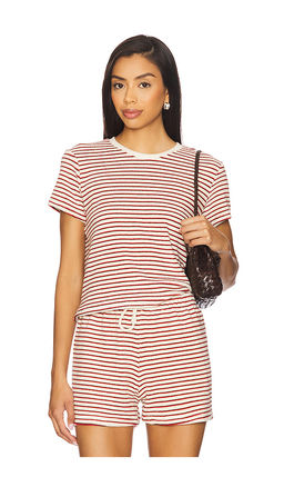 perfectwhitetee - Loop Terry Stripe Tee
