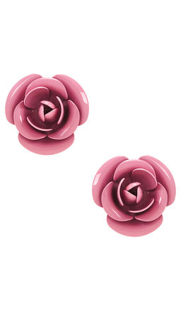 Rowen Rose - Oversized Rose Earrings