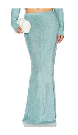 Ser.O.Ya - Harmony Metallic Knit Skirt