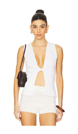 Weworewhat - Twist Front Flyaway Tank