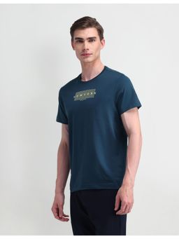 Arrow Newyork - Mens Blue Graphic T-Shirt