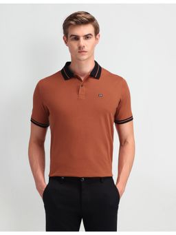 Arrow Sports - Mens Rust Polo T-Shirt