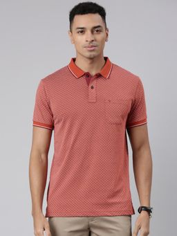 Classic Polo - Classic Mens Polo Neck Cotton Blend T-Shirt Red