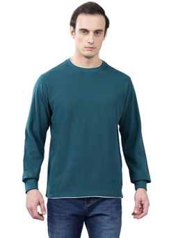 Cantabil - Men Dark-Blue Winter Wear Sweatshirt