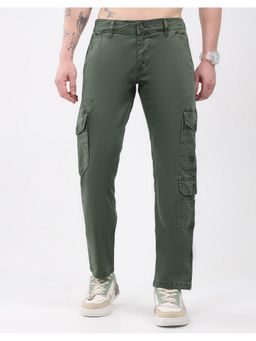 Monte Carlo - Olive Men Regular Fit Cargo