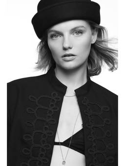 H&M - Women Black Appliqued Twill Jacket