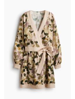 H&M - Women Beige Wrapover Dress